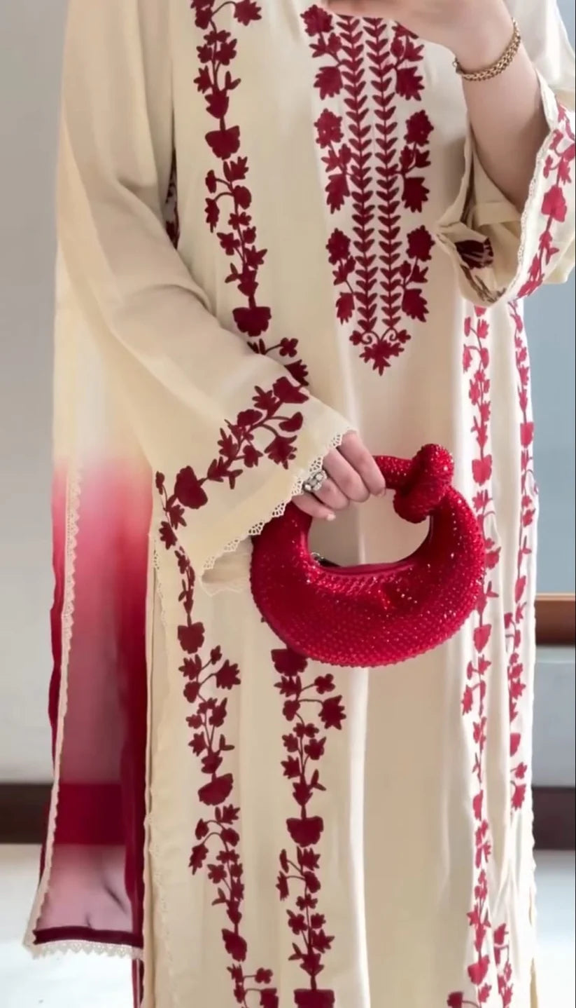 Aizal Luxury 3pc Stitched