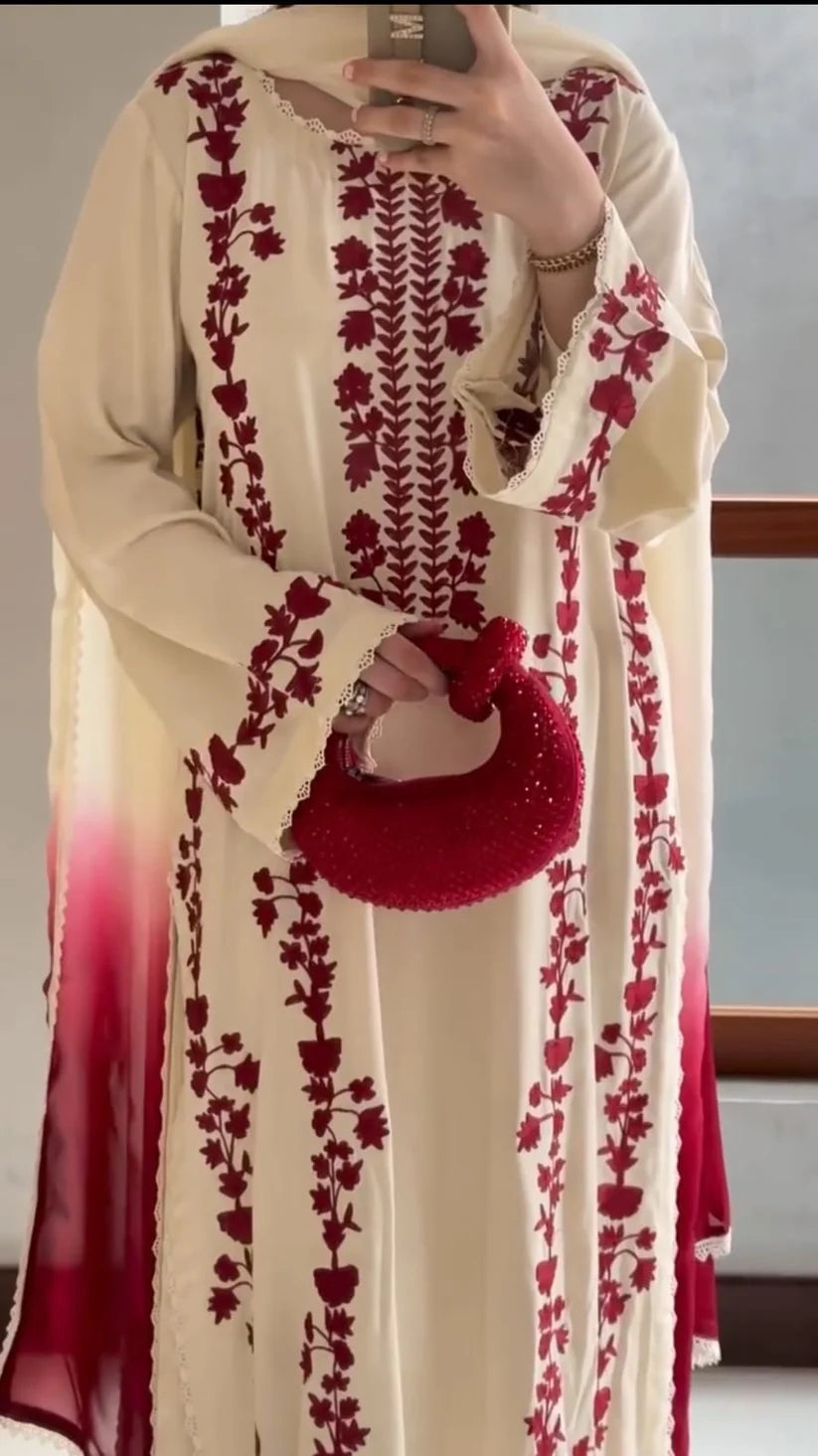 Aizal Luxury 3pc Stitched
