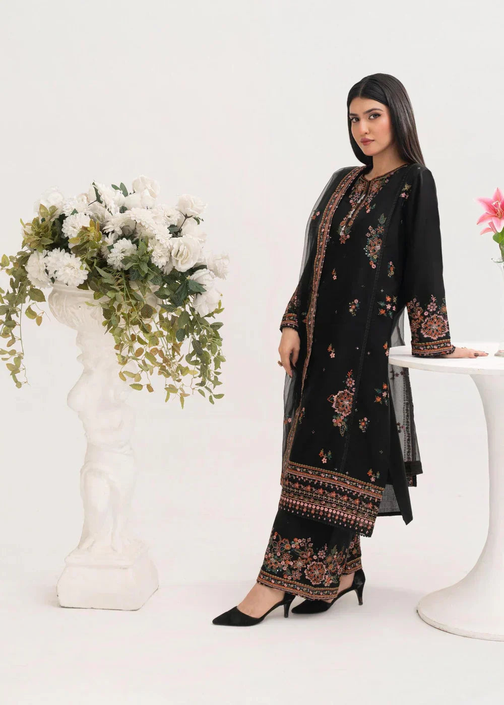 HAREEM EMBROIDERED 3PCS
