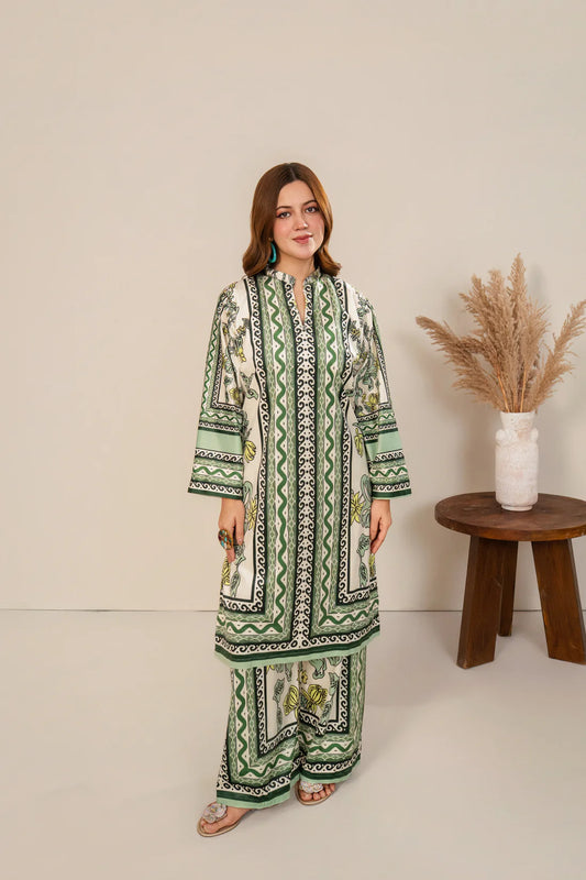 GREEN MINT VELVET 2PCS