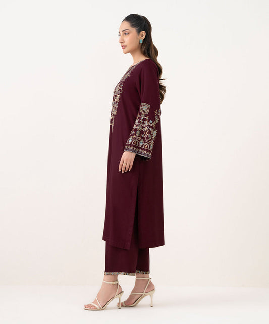 AYZA MAROON 2PCS