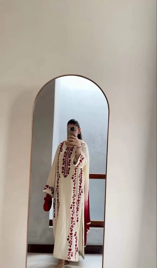 Aizal Embroidered 3pc Stitched