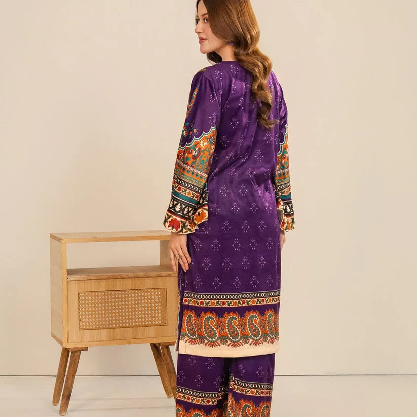 PURPLE PRETTY VELVET 2 PCS