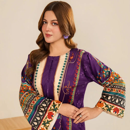 PURPLE PRETTY VELVET 2 PCS