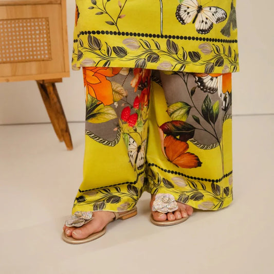 BEIGE BOLD VELVET 2 PCS