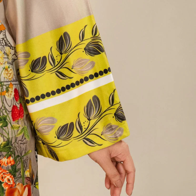 BEIGE BOLD VELVET 2 PCS