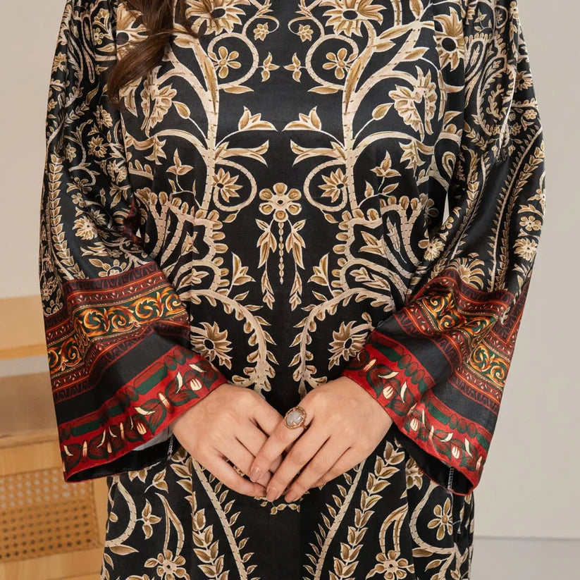 BLACK BLOOM VELVET 2PCS