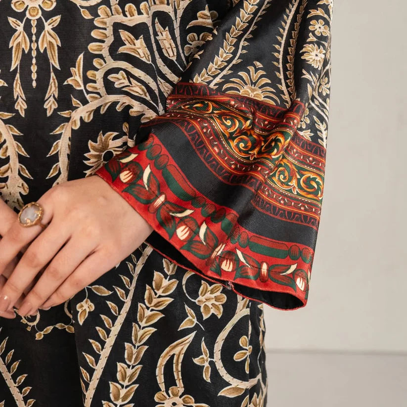 BLACK BLOOM VELVET 2PCS