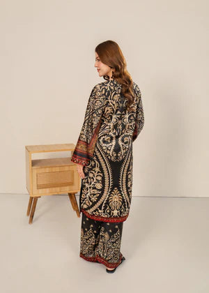 BLACK BLOOM VELVET 2PCS