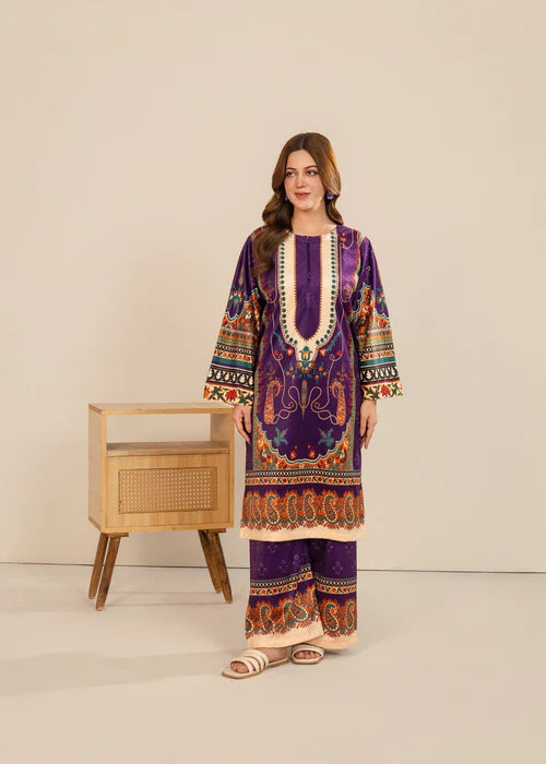 PURPLE PRETTY VELVET 2 PCS